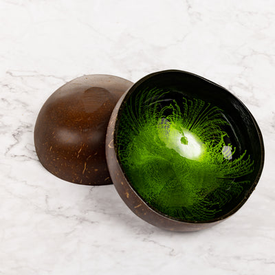 Handcrafted Coconut Shell Serving Bowl