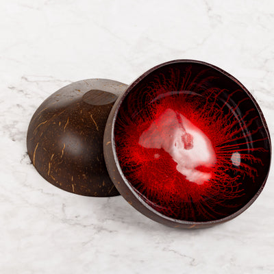 Handcrafted Coconut Shell Serving Bowl