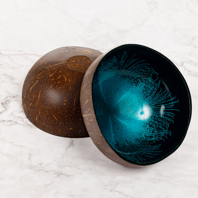 Handcrafted Coconut Shell Serving Bowl