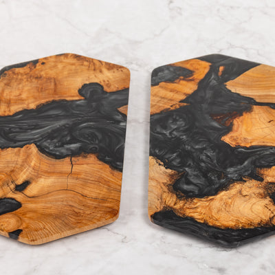 Handcrafted Wood & Resin Charcuterie Board