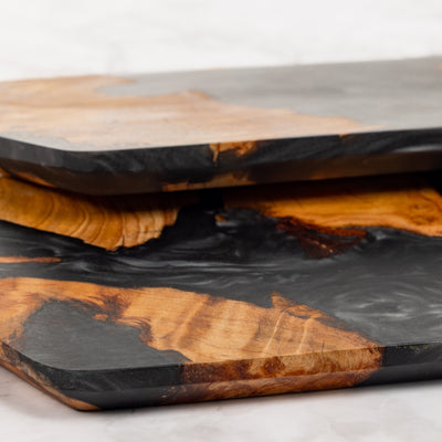 Handcrafted Wood & Resin Charcuterie Board