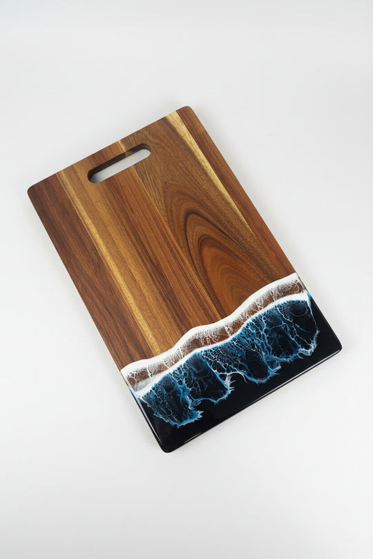 Handcrafted Scottish Wood &amp; Wave Resin Board