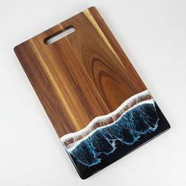 Handcrafted Scottish Wood & Wave Resin Board