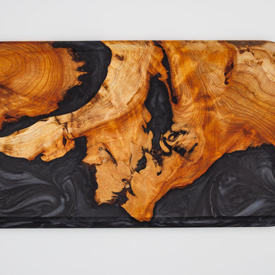 Handcrafted Wood & Resin Charcuterie Board