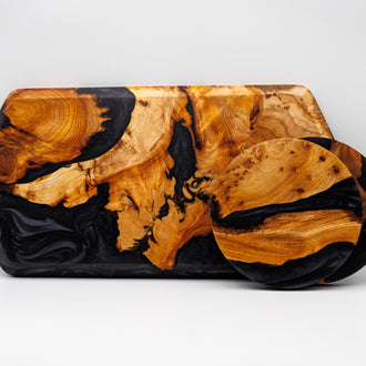 Handcrafted Wood & Resin Charcuterie Board