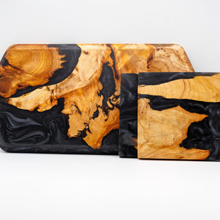 Handcrafted Wood & Resin Charcuterie Board