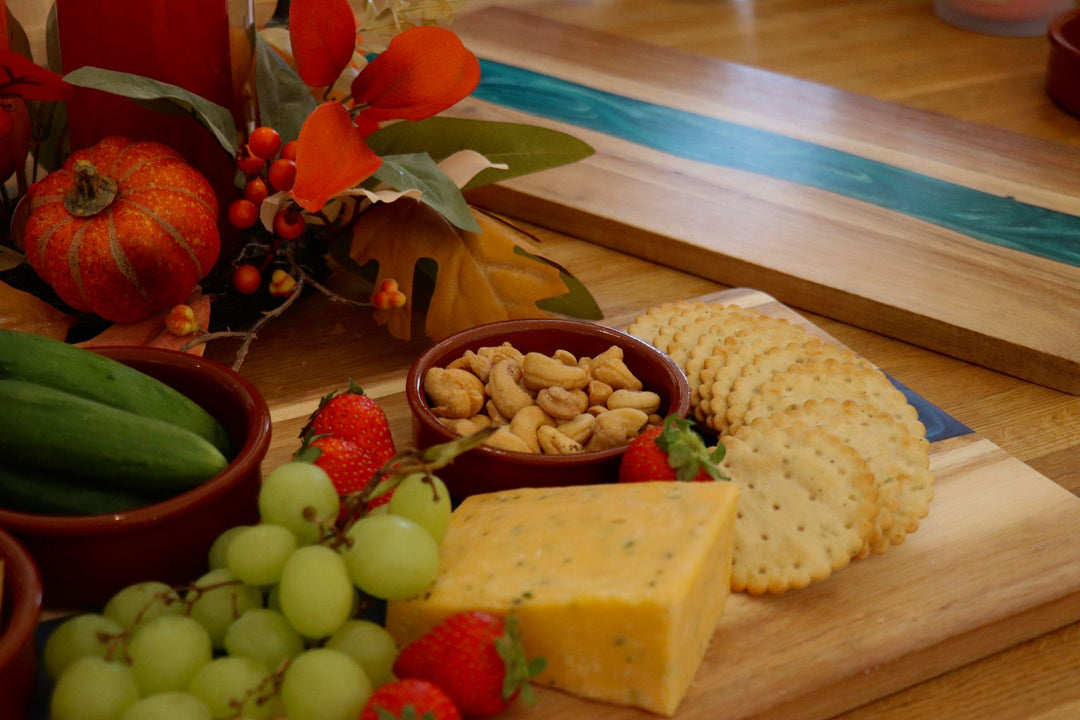Wood Resin Charcuterie Board | Handmade Scottish Cheese Board | Serving Board Gift | Housewarming Present