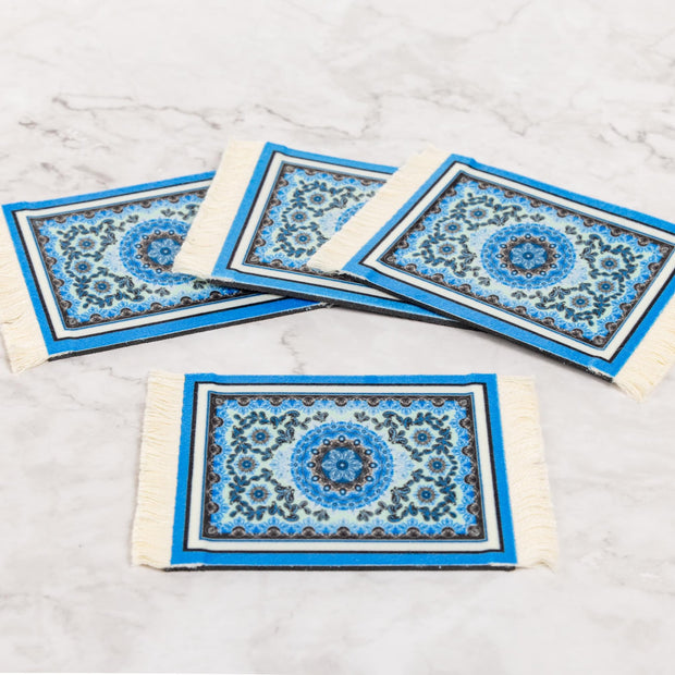 Handcrafted Persian Rug Desk Coasters