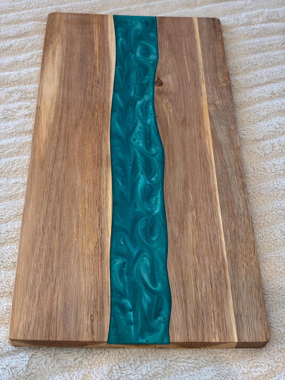 Wood Resin Charcuterie Board | Handmade Scottish Cheese Board | Serving Board Gift | Housewarming Present