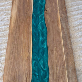 Wood Resin Charcuterie Board | Handmade Scottish Cheese Board | Serving Board Gift | Housewarming Present
