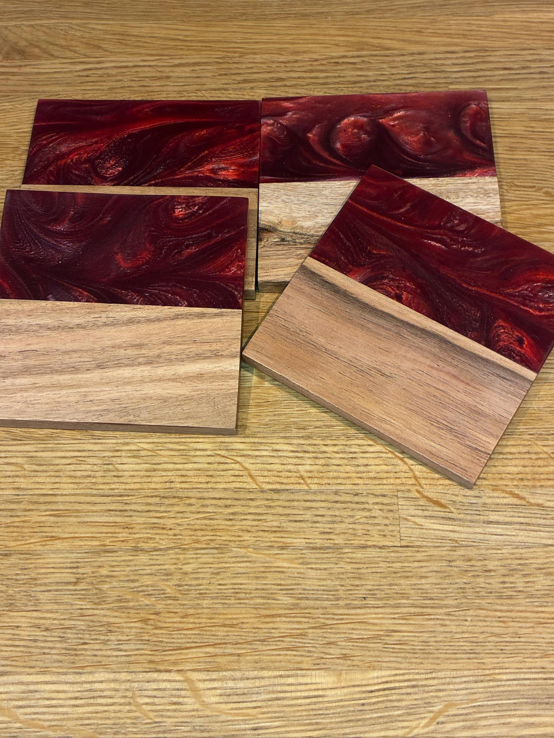 Whisky Lover Coasters | Handmade Wood Resin Drinks Coasters | Gift for Men | Scottish Home Decor