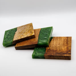 Wood Resin Coasters | Rustic Handmade Drinks Coasters | Cottage Home Decor | Unique Housewarming Gift