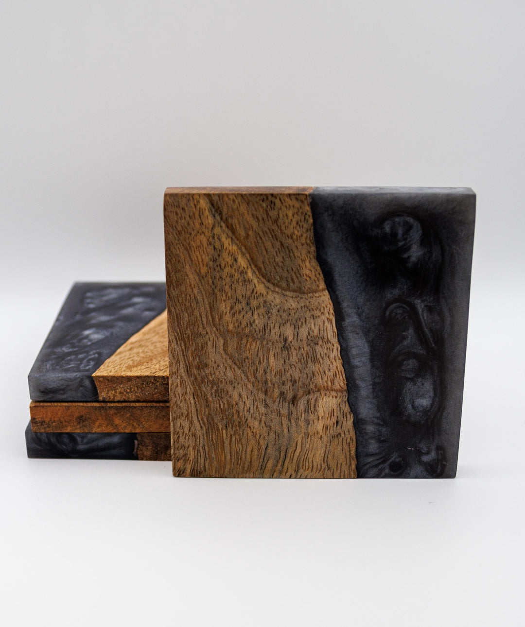 Wood Resin Coasters | Rustic Handmade Drinks Coasters | Cottage Home Decor | Unique Housewarming Gift