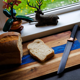Wood Resin Charcuterie Board | Handmade Scottish Cheese Board | Serving Board Gift | Housewarming Present