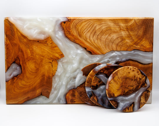 Handcrafted Wood and Resin Charcuterie Boards: Scottish Decor. Thoughtful Gifting