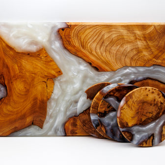 Handcrafted Wood and Resin Charcuterie Boards: Scottish Decor. Thoughtful Gifting