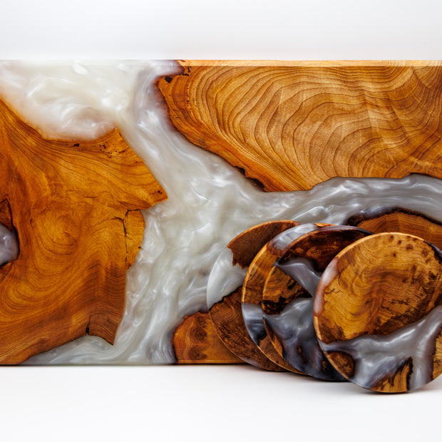 Handcrafted Wood and Resin Charcuterie Boards: Scottish Decor. Thoughtful Gifting
