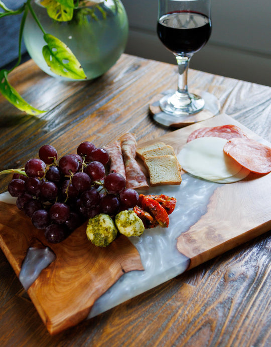 Handcrafted Wood and Resin Charcuterie Boards: Scottish Decor. Thoughtful Gifting