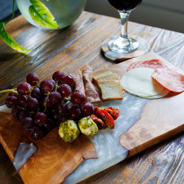 Handcrafted Wood and Resin Charcuterie Boards: Scottish Decor. Thoughtful Gifting