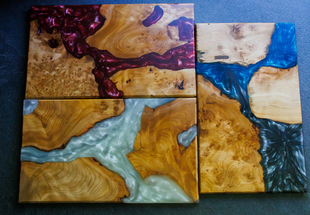 Handcrafted Wood and Resin Charcuterie Boards: Scottish Decor. Thoughtful Gifting