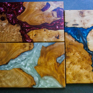 Handcrafted Wood and Resin Charcuterie Boards: Scottish Decor. Thoughtful Gifting