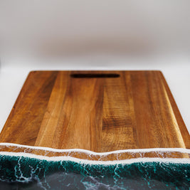 Wood Resin Charcuterie Board | Handmade Scottish Platter | Serving Board Gift | Housewarming
