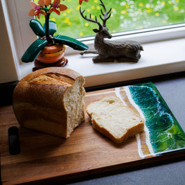 Wood Resin Charcuterie Board | Handmade Scottish Platter | Serving Board Gift | Housewarming