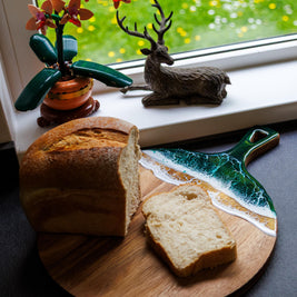 Wood Resin Charcuterie Board | Handmade Scottish Platter | Serving Board Gift | Housewarming