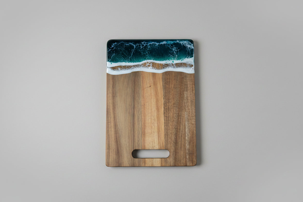 Wood Resin Charcuterie Board | Handmade Scottish Platter | Serving Board Gift | Housewarming