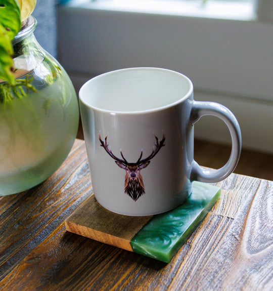 Wood Resin Coasters | Rustic Handmade Drinks Coasters | Cottage Home Decor | Unique Housewarming Gift