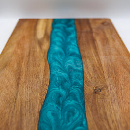 Wood Resin Charcuterie Board | Handmade Scottish Cheese Board | Serving Board Gift | Housewarming Present