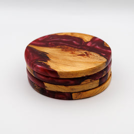 Scottish Resin Coasters | Handmade Wood & Resin Drinks Coasters | Modern Home | Housewarming Gift