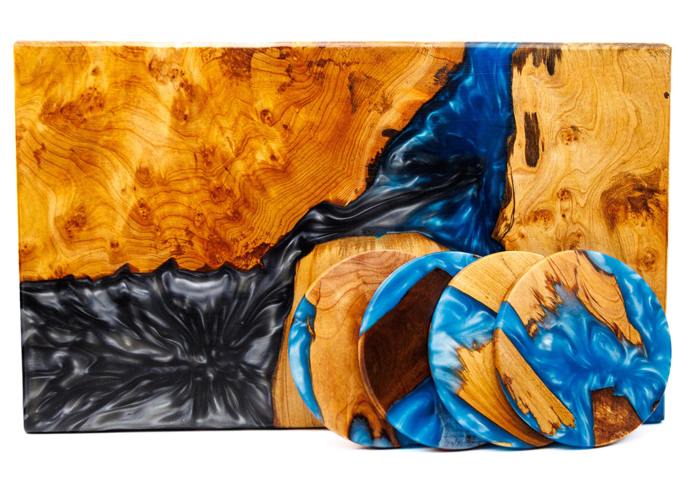 Handcrafted Wood and Resin Charcuterie Boards: Scottish Decor. Thoughtful Gifting