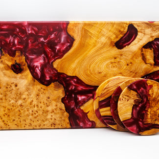 Handcrafted Wood and Resin Charcuterie Boards: Scottish Decor. Thoughtful Gifting