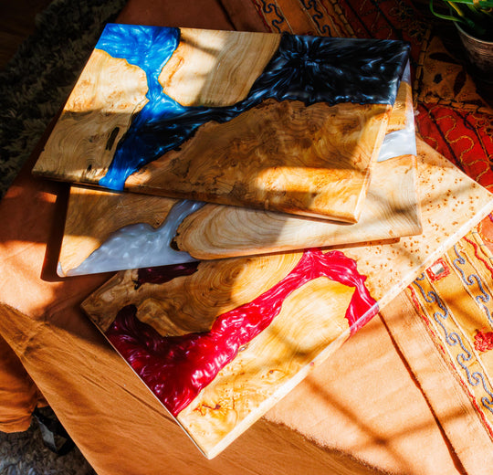 Handcrafted Wood and Resin Charcuterie Boards: Scottish Decor. Thoughtful Gifting