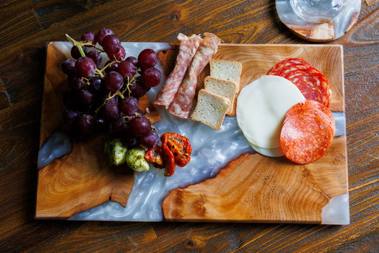 Handcrafted Wood and Resin Charcuterie Boards: Scottish Decor. Thoughtful Gifting