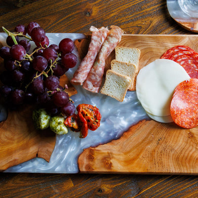 Handcrafted Wood and Resin Charcuterie Boards: Scottish Decor. Thoughtful Gifting