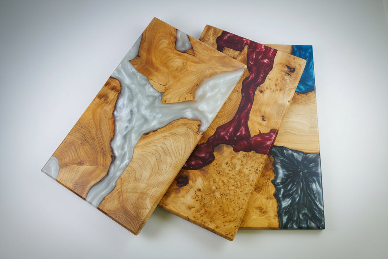 Handcrafted Wood and Resin Charcuterie Boards: Scottish Decor. Thoughtful Gifting