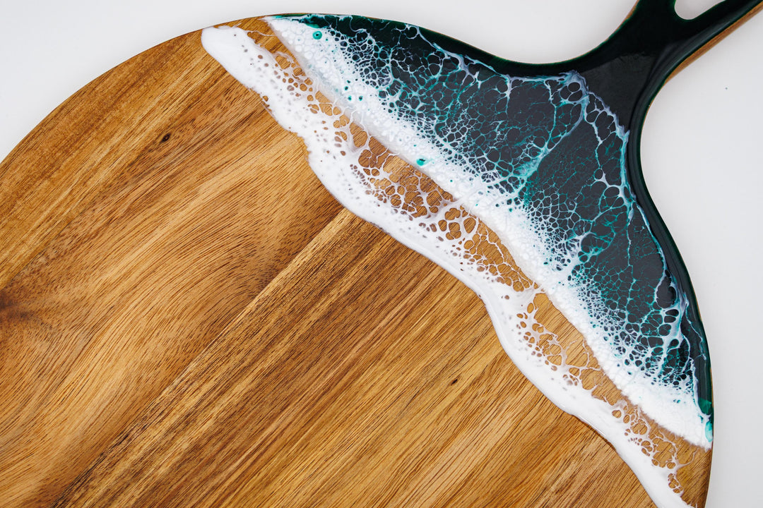 Wood Resin Charcuterie Board | Handmade Scottish Platter | Serving Board Gift | Housewarming