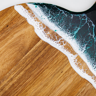 Wood Resin Charcuterie Board | Handmade Scottish Platter | Serving Board Gift | Housewarming