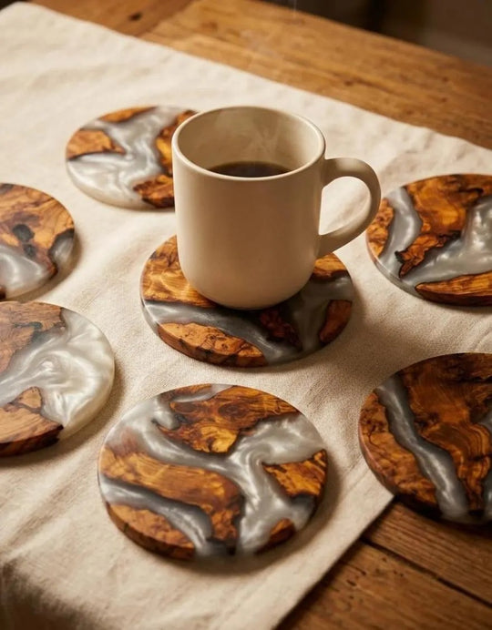 Handcrafted Scottish Resin Whisky Coasters