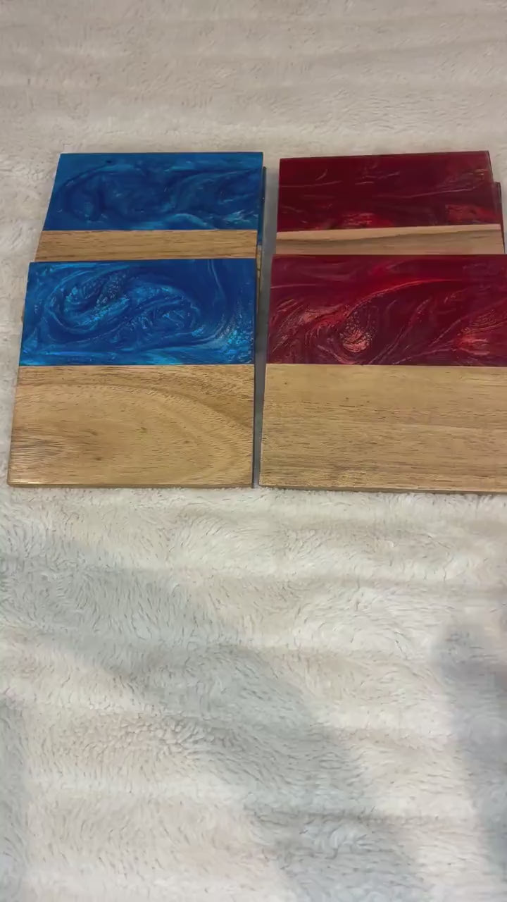Video of square coasters